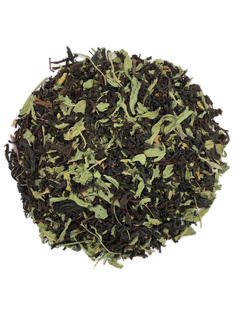 Черный чай с мятой